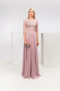 Carla-rose-poudré-LD803-robe-rose-poudrée-manches-la-cour-des-mariés